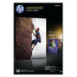 HP Confezione da 25 fogli di carta fotografica Advanced, lucida, 250 g/m2, 10 x 15 cm (101 x 152 mm)