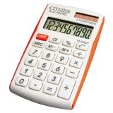 Citizen SLD-322RG calcolatrice Tasca Calcolatrice di base Arancione, Bianco
