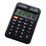 Citizen LC-110N calcolatrice Tasca Calcolatrice di base Nero