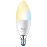 WiZ Lampadina Smart Dimmerabile Luce Bianca da Calda a Fredda Attacco E14 40W Candela