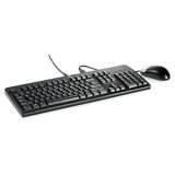 HPE USB Keyboard and Mouse, PVC Free, Intl tastiera Mouse incluso QWERTY Nero